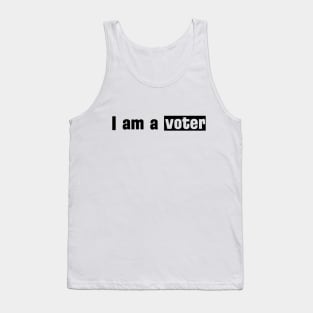 I Am A Voter T-shirt Mid-term Ellection Tank Top